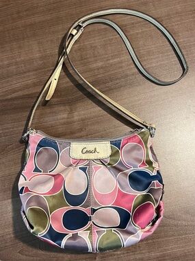 Coach vintage cloth purse crossbody